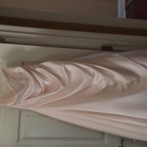 Blush color formal dress